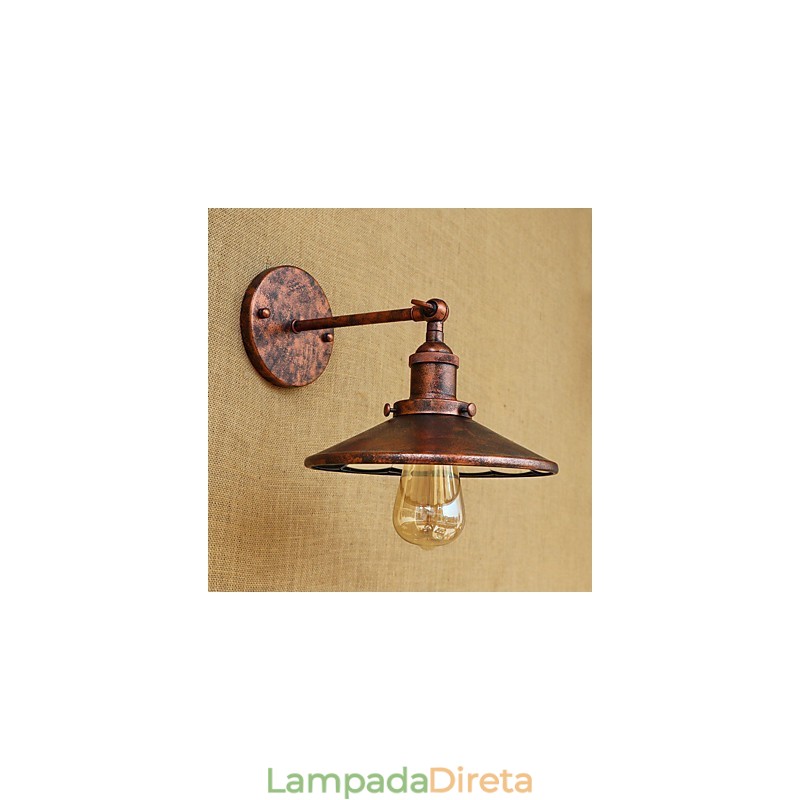 Rústico Lodge Country Retro Galvanizado Recurso para Mini Estilo Ambient Light Wall Appliques