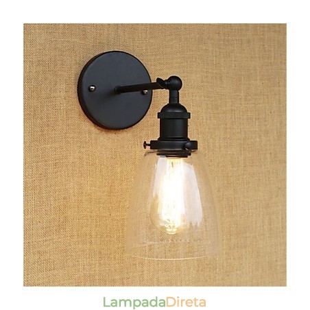 Pintura retrô country para proteção ocular em estilo mini, arandelas de parede com luz ambiente Pintura retrô country para proteção ocular em estilo mini, arandelas de parede com luz ambiente