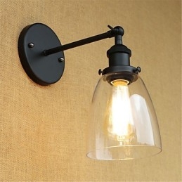 Pintura retrô country para proteção ocular em estilo mini, arandelas de parede com luz ambiente
