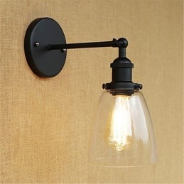 Pintura retrô country para proteção ocular em estilo mini, arandelas de parede com luz ambiente