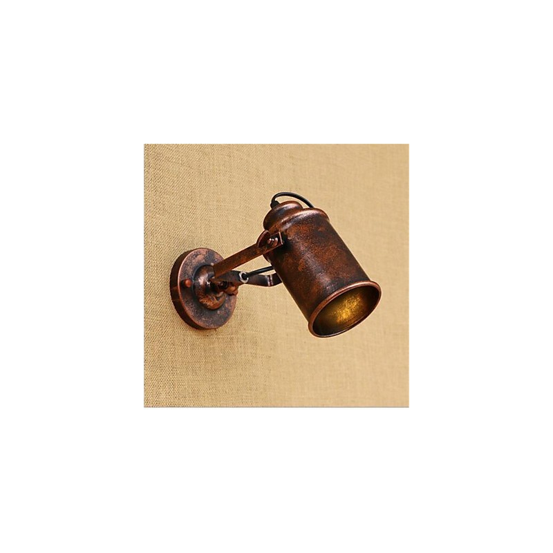 Pintura rústica estilo chalé country retrô para proteção ocular estilo mini parede com luz ambiente