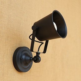 Pintura rústica estilo chalé country retrô para proteção ocular estilo mini parede com luz ambiente