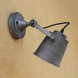Pintura rústica estilo chalé country retrô para proteção ocular estilo mini parede com luz ambiente