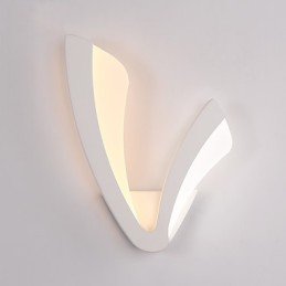Luminárias de parede modernas estilo simplicidade iluminação acrílica sala de estar corredor quarto quartos de hotel lâmpada de cabeceira