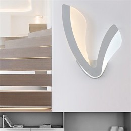 Luminárias de parede modernas estilo simplicidade iluminação acrílica sala de estar corredor quarto quartos de hotel lâmpada de cabeceira