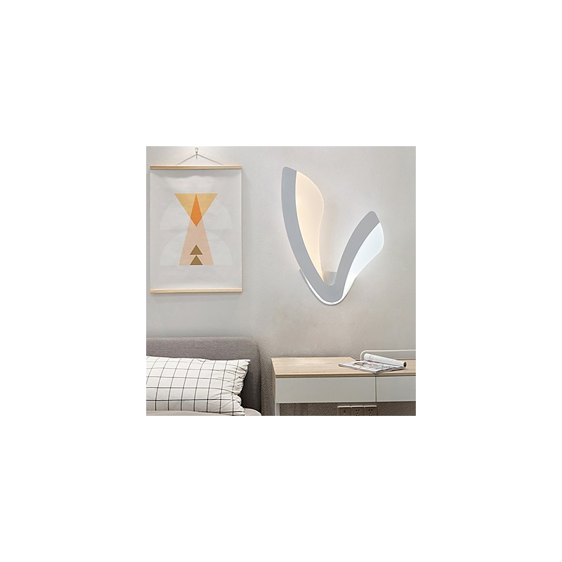 Luminárias de parede modernas estilo simplicidade iluminação acrílica sala de estar corredor quarto quartos de hotel lâmpada de cabeceira
