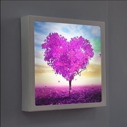 Pintura moderna contemporânea integrada, recurso de pintura contemporânea para arandelas de parede com luz ambiente