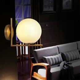 Recurso galvanizado rústico para arandelas de parede estilo mini, luz ambiente, luminária de parede