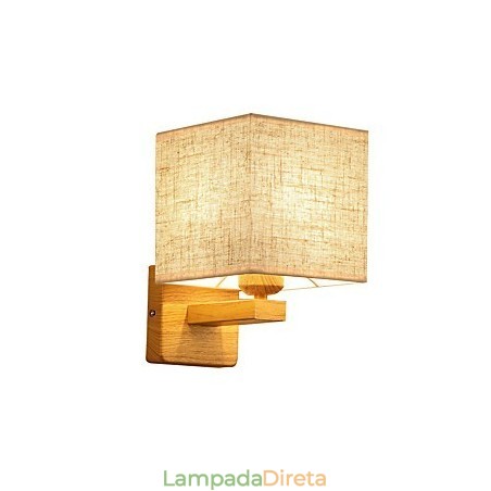 Luminária de mesa minimalista de madeira maciça Luminária de mesa de cabeceira Luminária de mesa minimalista de madeira maciça Luminária de mesa de cabeceira