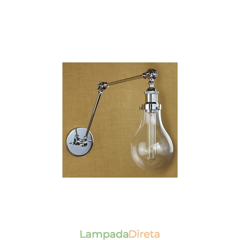 Recurso de galvanoplastia retrô country para luzes de braço oscilante de proteção ocular estilo mini