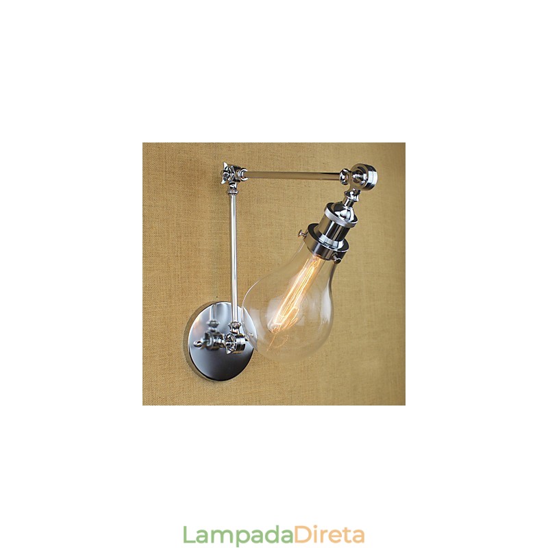 Recurso de galvanoplastia retrô country para luzes de braço oscilante de proteção ocular estilo mini