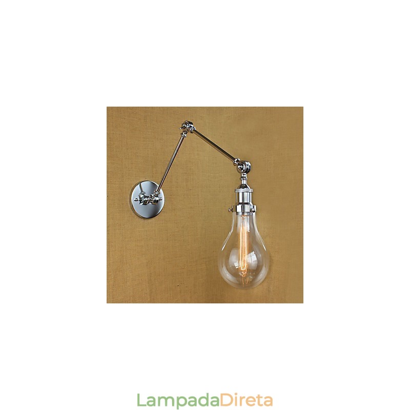 Recurso de galvanoplastia retrô country para luzes de braço oscilante de proteção ocular estilo mini