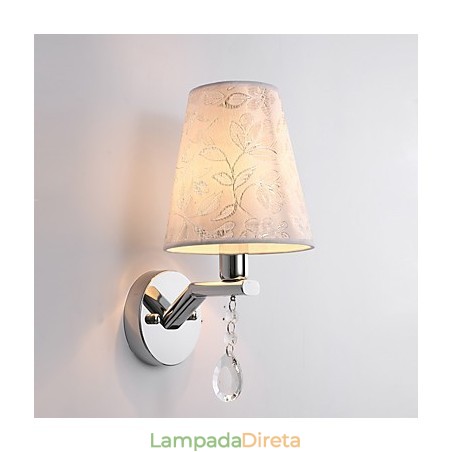 Luminária de parede moderna contemporânea galvanizada para iluminação ambiente Luminária de parede moderna contemporânea galvanizada para iluminação ambiente