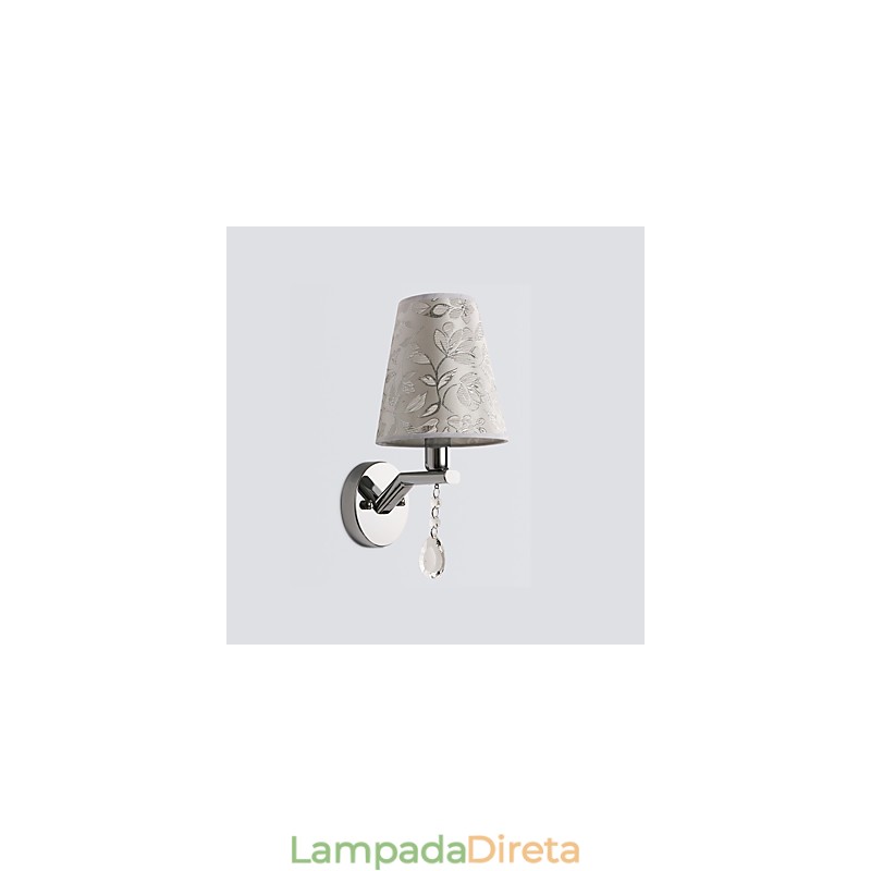 Luminária de parede moderna contemporânea galvanizada para iluminação ambiente