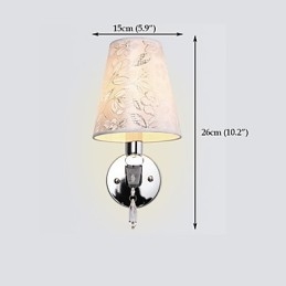 Luminária de parede moderna contemporânea galvanizada para iluminação ambiente