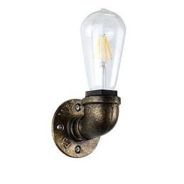 Arandelas de parede rústicas tradicionais clássicas de latão antigo para iluminação ambiente
