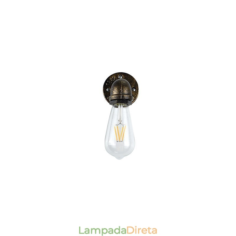 Arandelas de parede rústicas tradicionais clássicas de latão antigo para iluminação ambiente