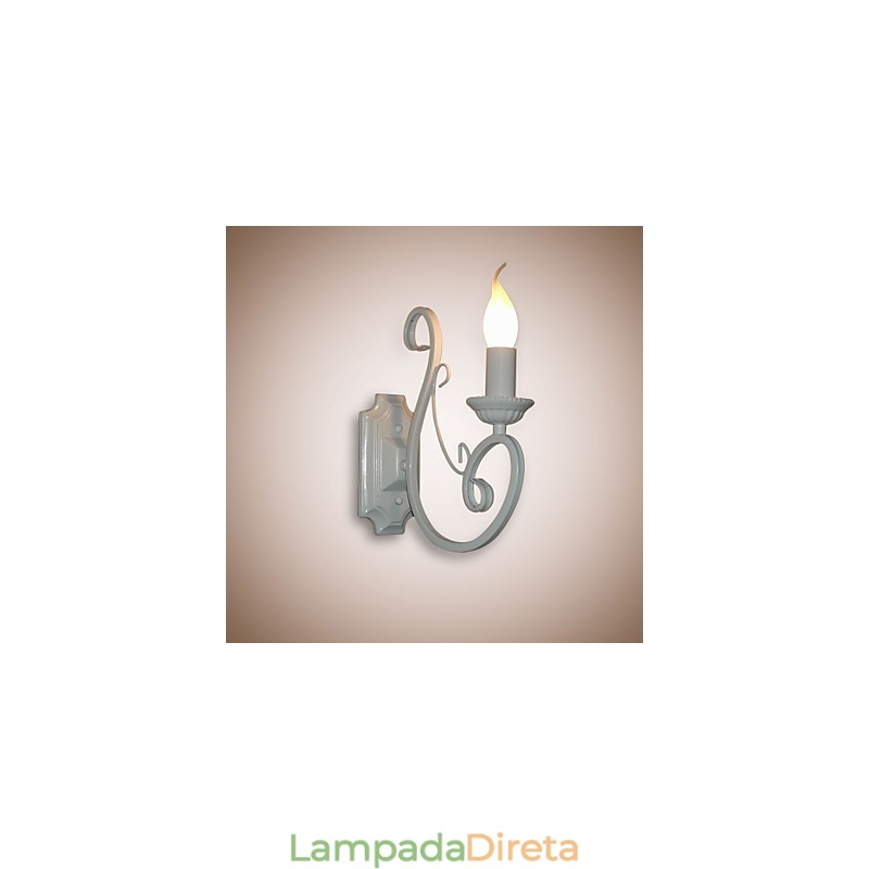 Lâmpada de vela Lâmpada de cabeceira Lâmpada de parede Corredor de ferro Lâmpada de espelho pastoral criativa