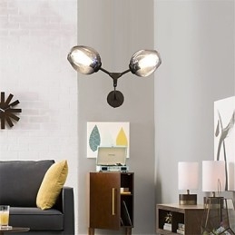 Rústico Lodge Vintage Country Retro Pintura Recurso para Mini Estilo Luz Ambiente Arandelas de Parede Luz de Parede