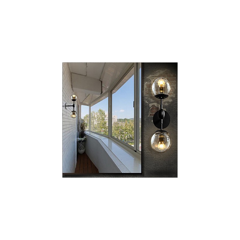 Rústico Lodge Country Galvanizado Característica para Mini Estilo Ambient Light Wall Appliques Wall Light