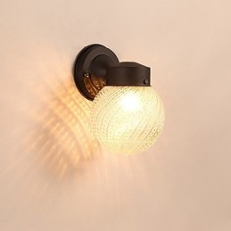 Acabamento moderno e contemporâneo em óxido preto para arandelas de parede com luz ambiente estilo mini