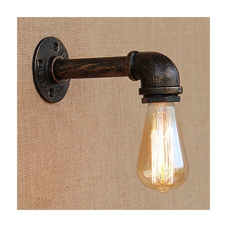 Pintura retrô country para apliques de parede com luz ambiente e braço oscilante estilo mini Pintura retrô country para apliques de parede com luz ambiente e braço oscilante estilo mini