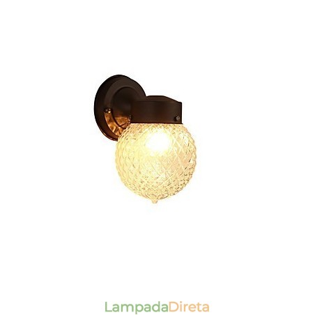 Luminária de parede moderna contemporânea com acabamento em óxido preto para arandelas de parede com luz ambiente estilo mini Luminária de parede moderna contemporânea com acabamento em óxido preto para arandelas de parede com luz ambiente estilo mini