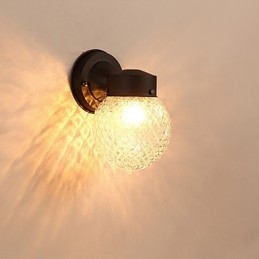 Luminária de parede moderna contemporânea com acabamento em óxido preto para arandelas de parede com luz ambiente estilo mini