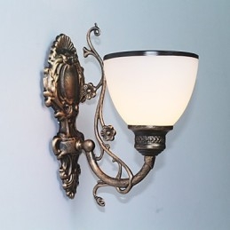 Luminária de parede americana simples Luminária de cabeceira Luminária decorativa para sala de estar Luminária de parede criativa em ferro forjado estilo europeu