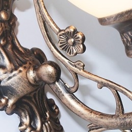 Luminária de parede americana simples Luminária de cabeceira Luminária decorativa para sala de estar Luminária de parede criativa em ferro forjado estilo europeu