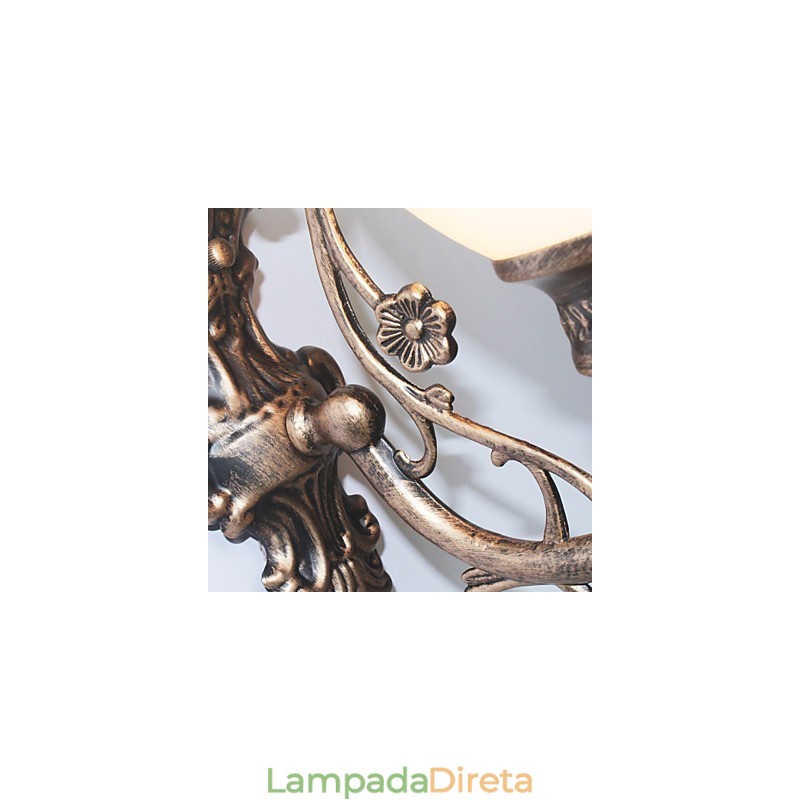 Luminária de parede americana simples Luminária de cabeceira Luminária decorativa para sala de estar Luminária de parede criativa em ferro forjado estilo europeu