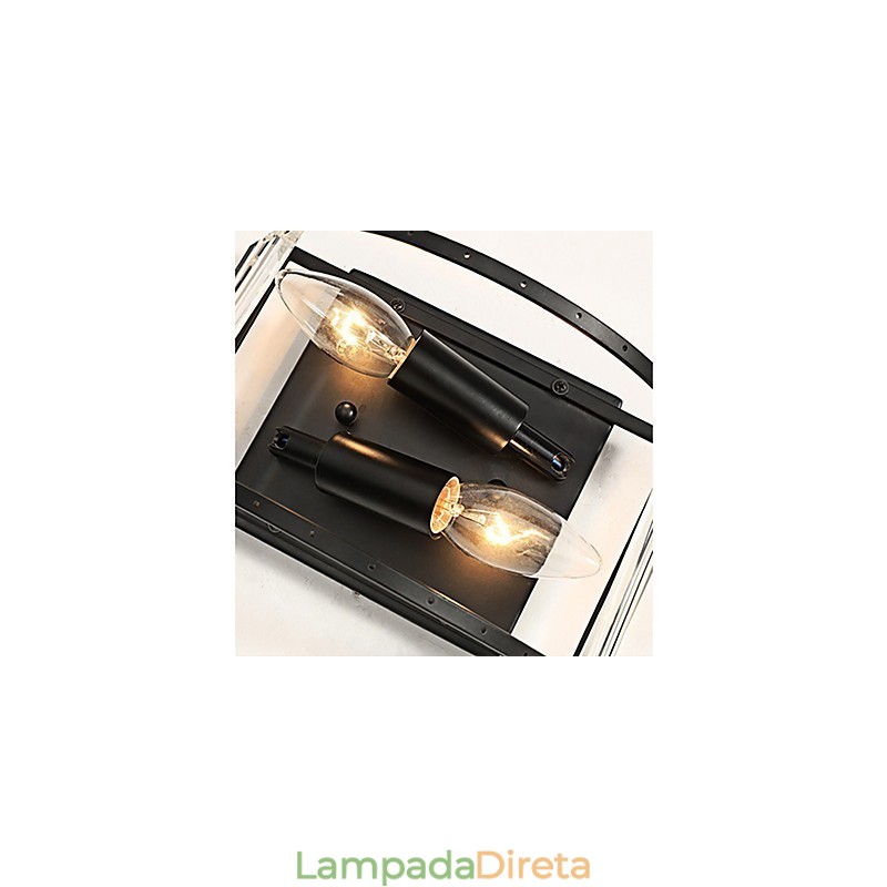 Arandelas de parede com luz ambiente Luminária de parede