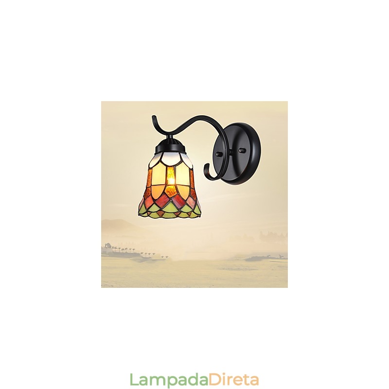 Pintura rústica de chalé para arandelas de parede downlight