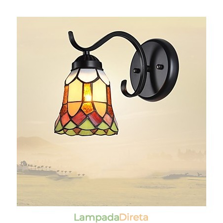 Pintura rústica de chalé para arandelas de parede downlight Pintura rústica de chalé para arandelas de parede downlight
