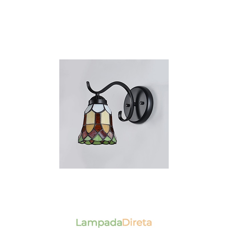 Pintura rústica de chalé para arandelas de parede downlight