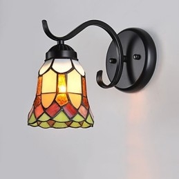 Pintura rústica de chalé para arandelas de parede downlight