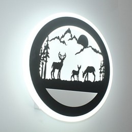Luminária de cabeceira Luminária de parede Luminária de quarto Luminária de sala de estar Moderna Minimalista Criativa Luminária de corredor em acrílico
