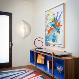 Luminária de parede de ferro forjado Lodge Simple Modern Contemporary Painting Feature para arandelas de parede com luz ambiente