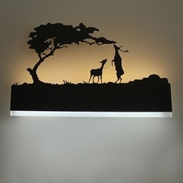 Luminária de cabeceira Luminária de parede Europeia Criativa Moderna Minimalista Quarto Infantil Iluminação Luminária de escada Espelho Luminária frontal