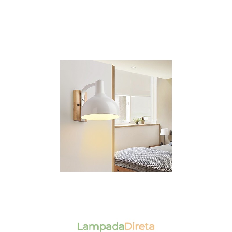 Luminária de parede moderna Luminária de parede com luz ambiente Luminária de parede