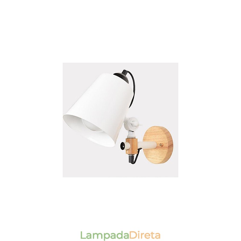 Luminária de parede nórdica Luminária de cabeça para quarto Varanda Escada Corredor Luminária de parede para corredor