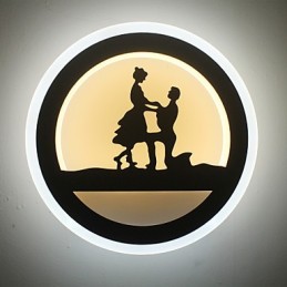 Luminária de cabeceira para decoração de quarto, luminária criativa para sala de estar, lâmpada de corredor, luminária de parede moderna e minimalista