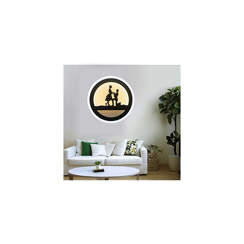 Luminária de cabeceira para decoração de quarto, luminária criativa para sala de estar, lâmpada de corredor, luminária de parede moderna e minimalista