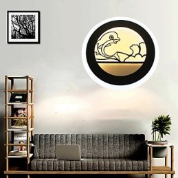 Luminária de parede moderna e minimalista para quarto, luminária de cabeceira criativa para crianças, luminária de parede com personalidade, lâmpada de escada acrílica