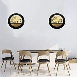 Luminária de parede moderna e minimalista para quarto, luminária de cabeceira criativa para crianças, luminária de parede com personalidade, lâmpada de escada acrílica