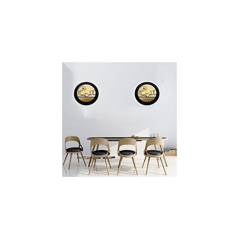 Luminária de parede moderna e minimalista para quarto, luminária de cabeceira criativa para crianças, luminária de parede com personalidade, lâmpada de escada acrílica