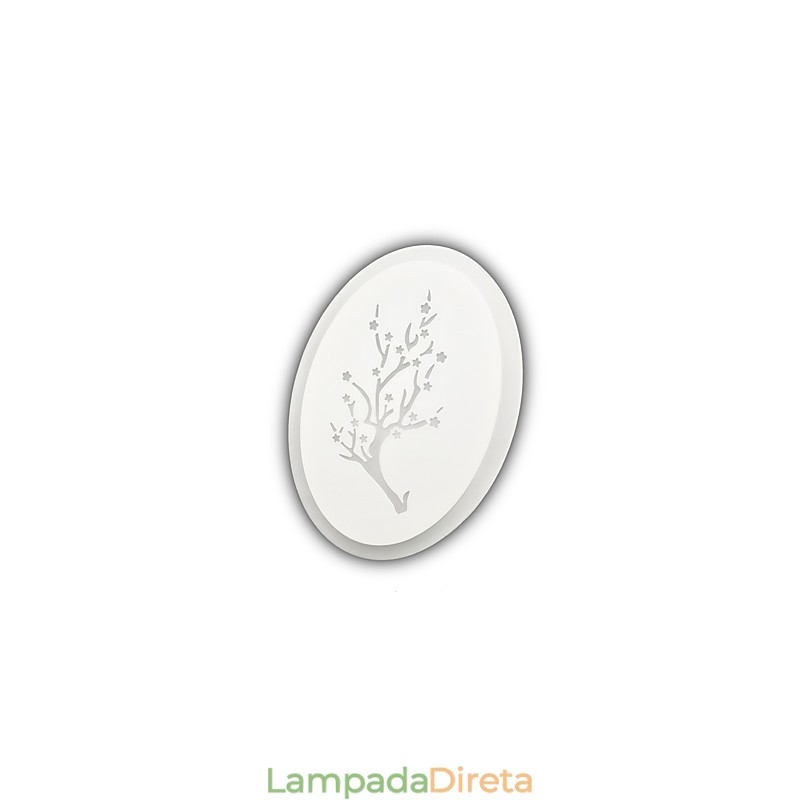 Plum Carved Acrylic Scrub Wall Light Lâmpada de cabeceira redonda Luzes de corredor Branco quente AC220V