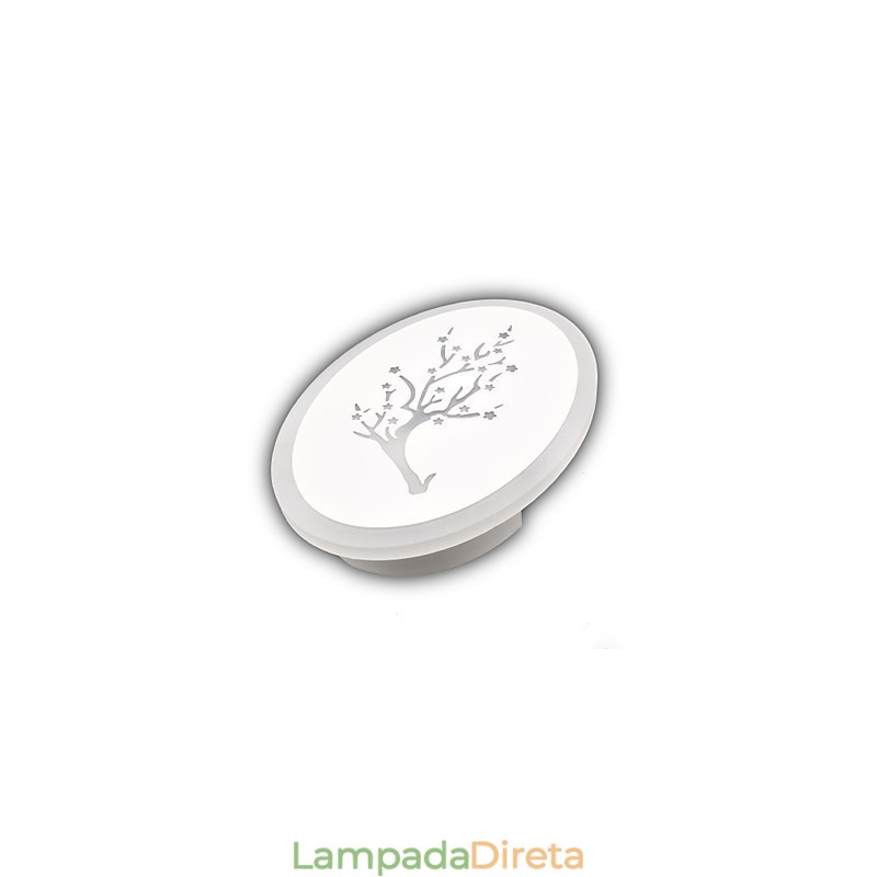 Plum Carved Acrylic Scrub Wall Light Lâmpada de cabeceira redonda Luzes de corredor Branco quente AC220V