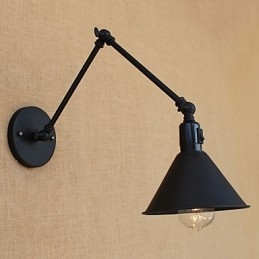 Recurso de pintura retrô country para braço oscilante estilo mini proteção ocular downlight luzes de braço oscilante