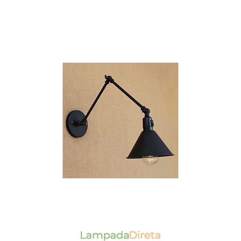 Recurso de pintura retrô country para braço oscilante estilo mini proteção ocular downlight luzes de braço oscilante